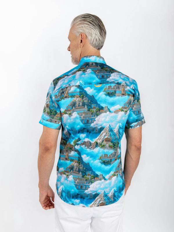 Claudio Lugli The Lost Kingdom Short Sleeve Print Shirt