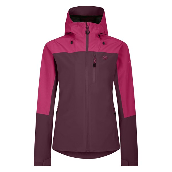 Dare 2B Women's Mountain Series Waterproof Jacket - Fig/Berry Pink