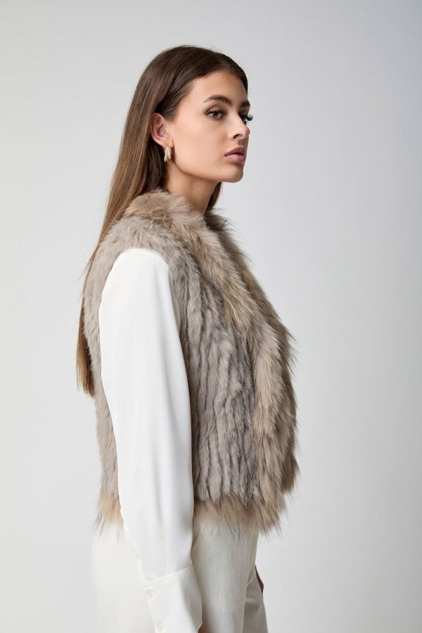 Anna Vest Taupe