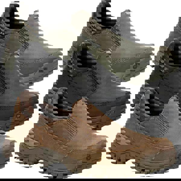 Caterpillar Threshold Mens Slip On Casual Leather Trainer Shoes