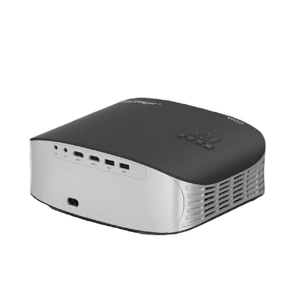Flixtone Projector 1080P LCD 680 ANSI Lumens Auto Focus Android 9 Dolby Audio Wi-Fi Bluetooth 5.1