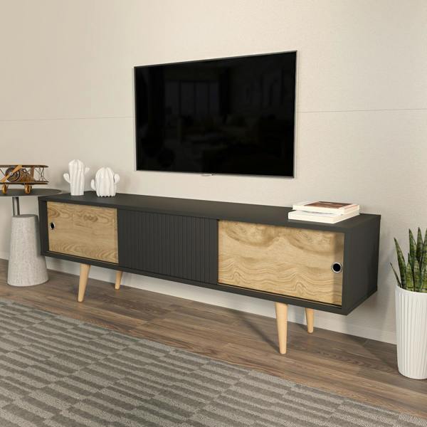 Decorotika Ecrin Modern TV Stand TV Cabinet for TV's up to 65"