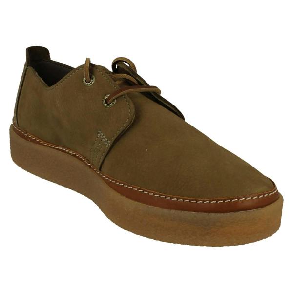 Clarks Mens Clarks Casual Crepe Sole Lace Up Shoes Clarkwood Low