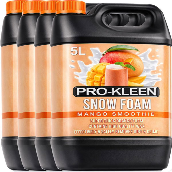 ProKleen Pro-Kleen 20L Mango Smoothie pH Neutral Snow Foam with Wax Super Thick & Non-Caustic Foam