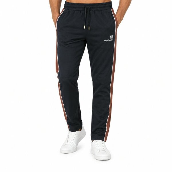 Sergio Tacchini Spiga Track Pant Joggers Black/Potting Soil/Gardenia
