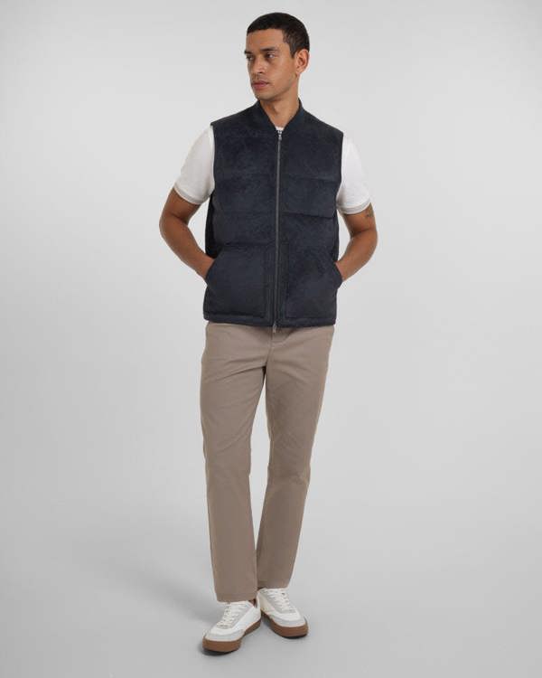 Steel & Jelly Gidea - Suede Look Puffer Gilet