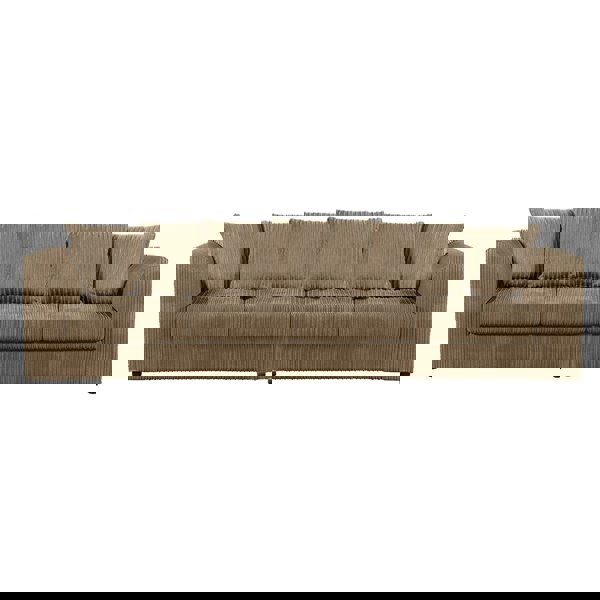 Furnishings For Less Luxor Cord Long Fabric 4 Seater - Scatter back