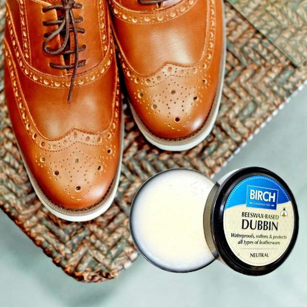BIRCH Neutral Dubbin - Traditional Wax Waterproofing for Outdoor Leather 85ml