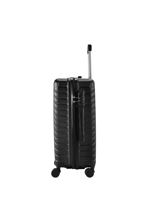 Living and Home Lightweight Hardside Travel Suitcase, 24" Black