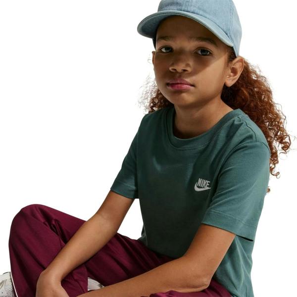 Nike Childrens/Kids Futura Classic Logo Regular T-Shirt - Slate Grey - 