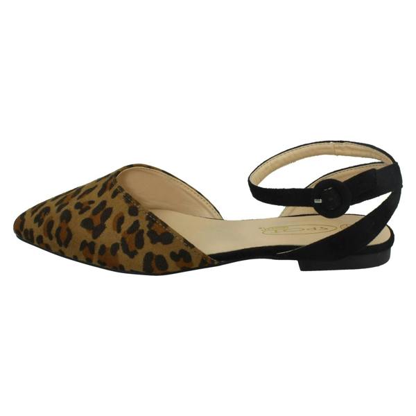 Spot On Ladies Spot On Wide Fit Ankle Strap Shoes F80535