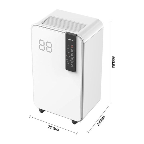 WiFi 16L LED Screen Display Dehumidifier with Wheels Dehumidifiers Living and Home