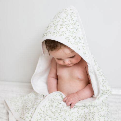 Lulujo - Hooded Towel - Greenery