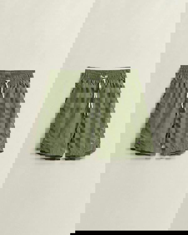 GANT Mens Swim Shorts - 379 Dry Herb Green