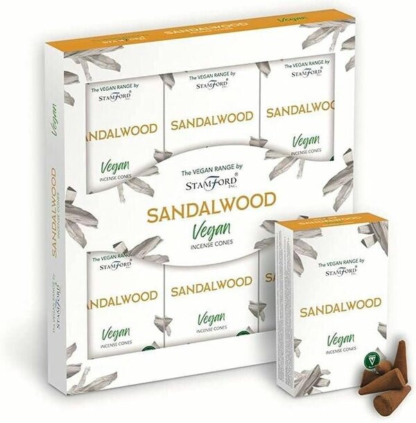 Stamford Vegan Incense Cones for Home Fragrance, 90 cones