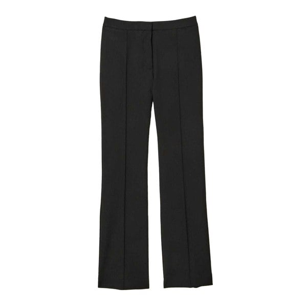 Lacoste Women's High Waist Flared Trousers - Black