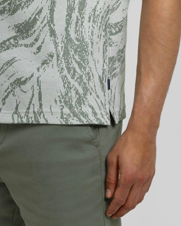 Steel & Jelly Pinner - Wave Effect Short Sleeve Shirt