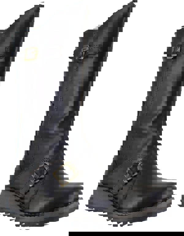 Fly London Mes 2 Womens Wedge Heel Leather Buckle Mid-Calf Boots