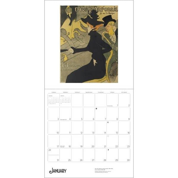Henri de Toulouse Lautrec Calendar 2027, Wall Calendars, Month To View, Art, Gift