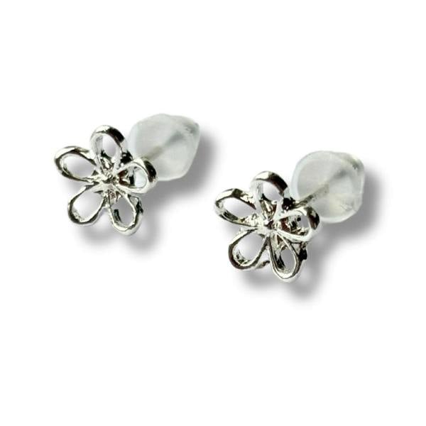 Aye Do Gifts Open Daisy Silver Stud Earrings