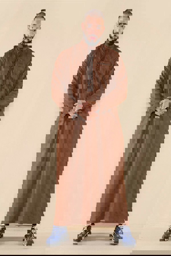 103_thobe_Brown_L - 56, 103_thobe_Brown_M - 54, 103_thobe_Brown_S - 52, 103_thobe_Brown_XL - 58, 103_thobe_Brown_XXL - 60