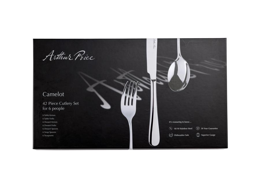 Arthur Price Signature Signature 'Camelot' 42 Piece 6 Person Gift Boxed Promotional Cutlery Set