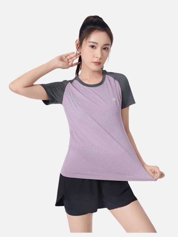 Anniou Raw Yarn UV Protection Running T-Shirt