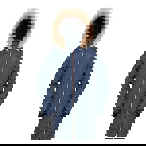 Mountain Warehouse Childrens/Kids Galaxy Water Resistant Padded Jacket - Navy