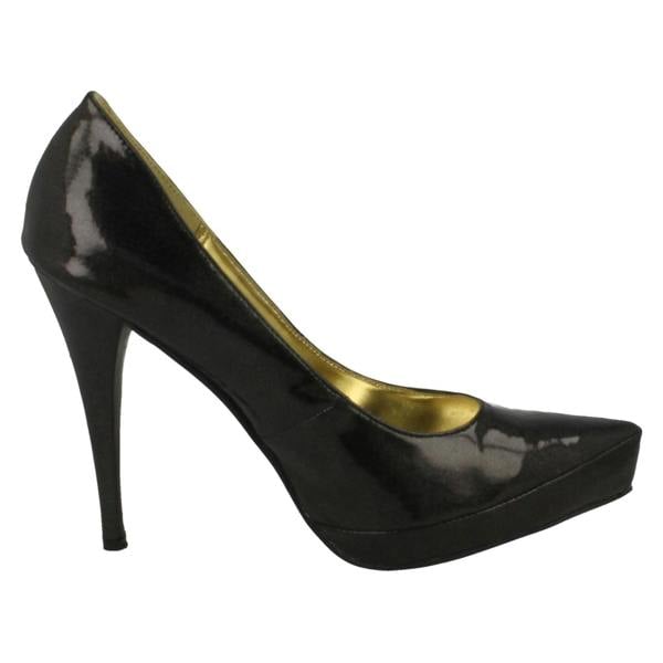 Spot On Ladies Spot On Pointed Toe Court Shoe