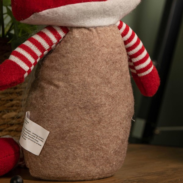 Samuel Alexander 53cm Red and White Sitting Gonk with Mushroom Hat and Dangly Legs
