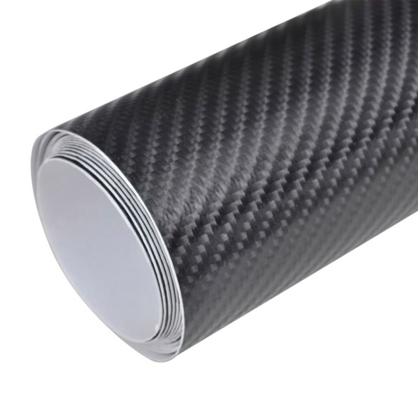 Berkfield Car Films 2 pcs 4D Black 100x150 cm+50x150 cm