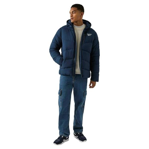 Reebok Mens Stretch Padded Jacket - Vector Navy - 
