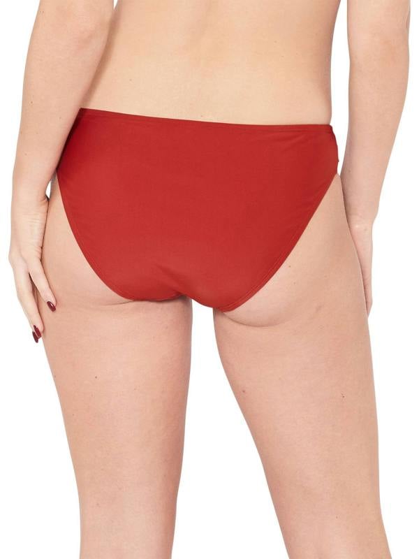 Burnt Orange High Leg Bikini Brief Back