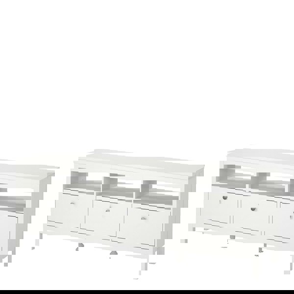 Furniture To Go Madrid TV Unit 3 Drawers in White