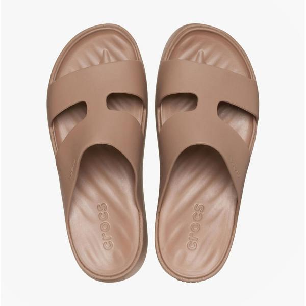 Crocs GETAWAY PLATFORM Sliders   in  Beige