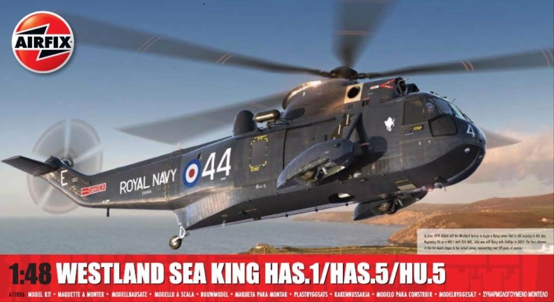 Airfix British Westland Sea King HAS.1/HAS.5/HU.5 (1:48 Scale)
