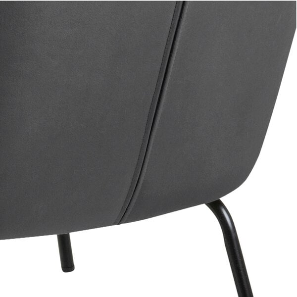 Wyld Haus Kobe Dark Grey Velvet Lounge Accent Chair