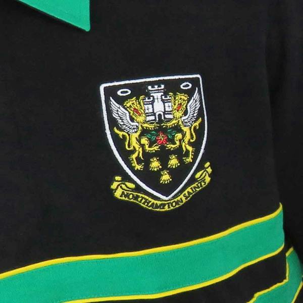 Northampton-Saints Rugby Shirt Vintage Heritage Style Badge