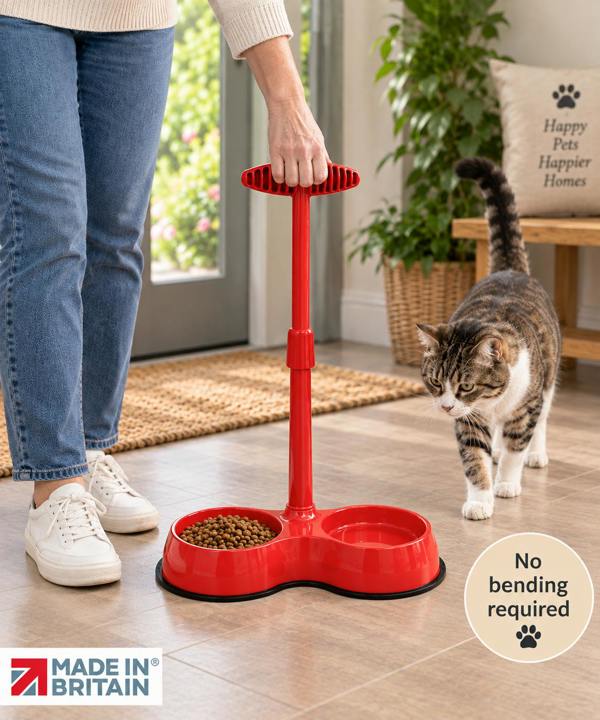 Made in the Mill No Need to Bend Pet Feeding Bowl