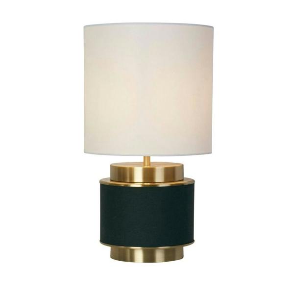 Pagazzi Lighting Marriot Green & Antique Brass Table Lamp