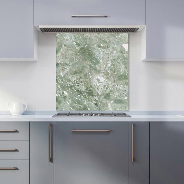 Warren Reed - Designer Polished Sage Green Quartz Effect Kitchen Splashback