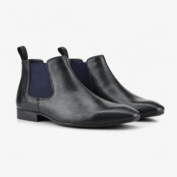 Silver Street London CARNABY Chelsea Boots in Black
