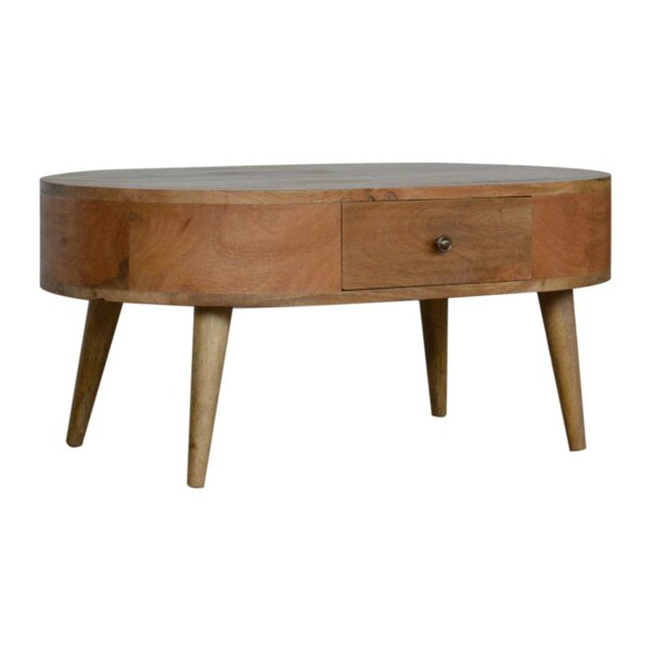 Artisan Furniture Solid Wood London Coffee Table, 2 Drawers, Beige