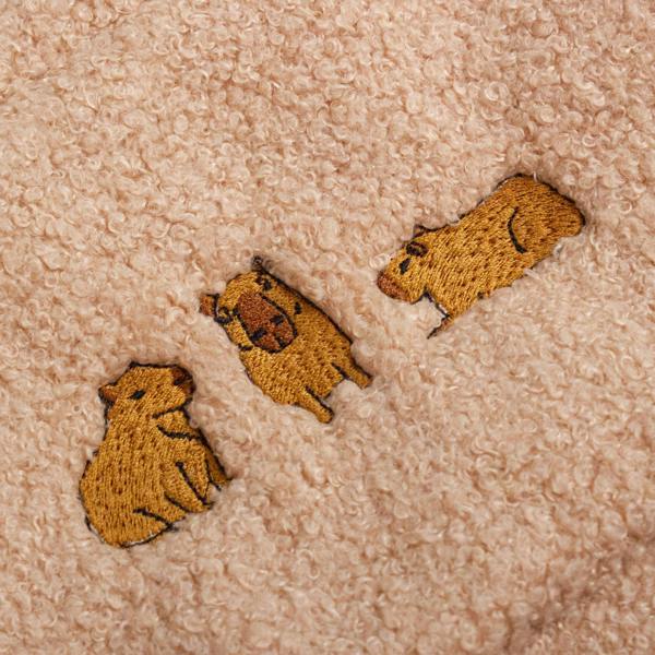 Mylee London Capybara Embroidered Make-Up Cosmetics Bag