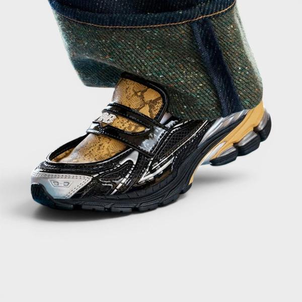 New Balance Ganni X New Balance Snake Print 1906L Loafer Sneakers