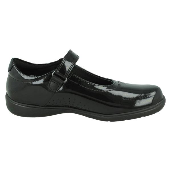 Start-rite Girls Start-Rite Heart-Bow School Shoes Glisten