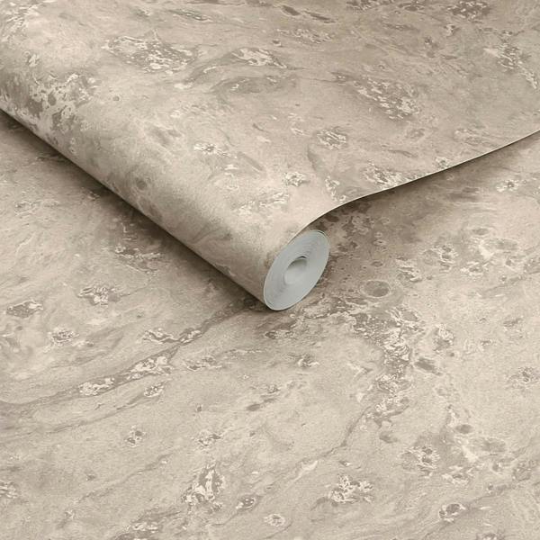 Abigail Ahern Boheme Marble Wallpaper | Almond
