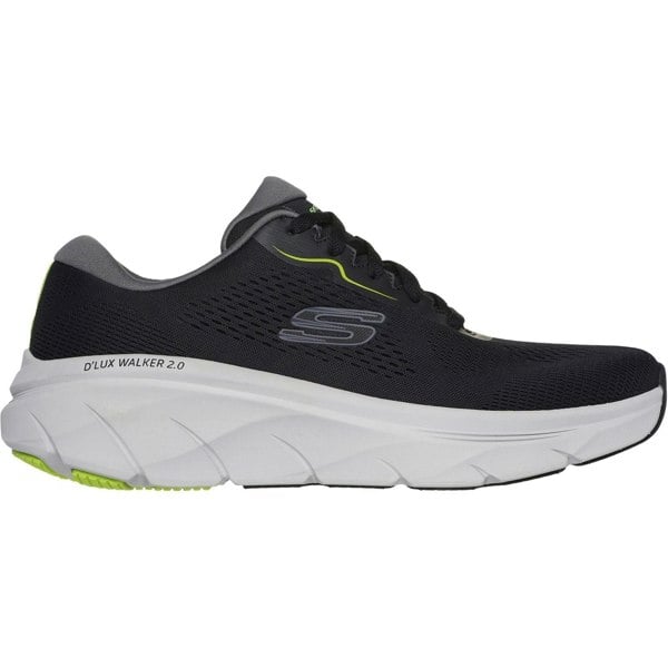 Skechers D'Lux Walker 2.0 Men's Trainers in Black /Lime