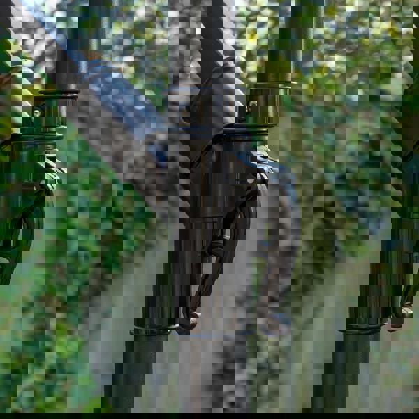 Samuel Alexander 3m Cantilever Banana Garden Parasol in Beige with Crank Handle and Parasol Base Weights Included