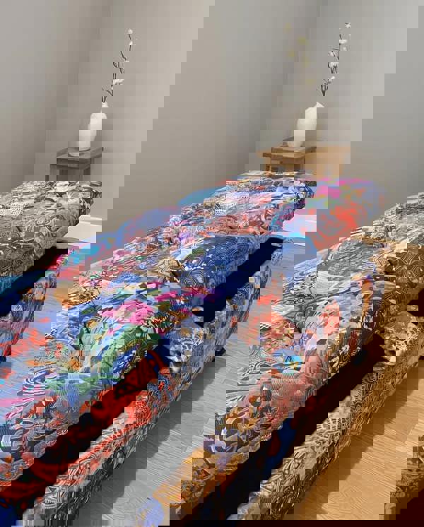 Damask Multicolour Storage Ottoman Bench - ISTOOLS